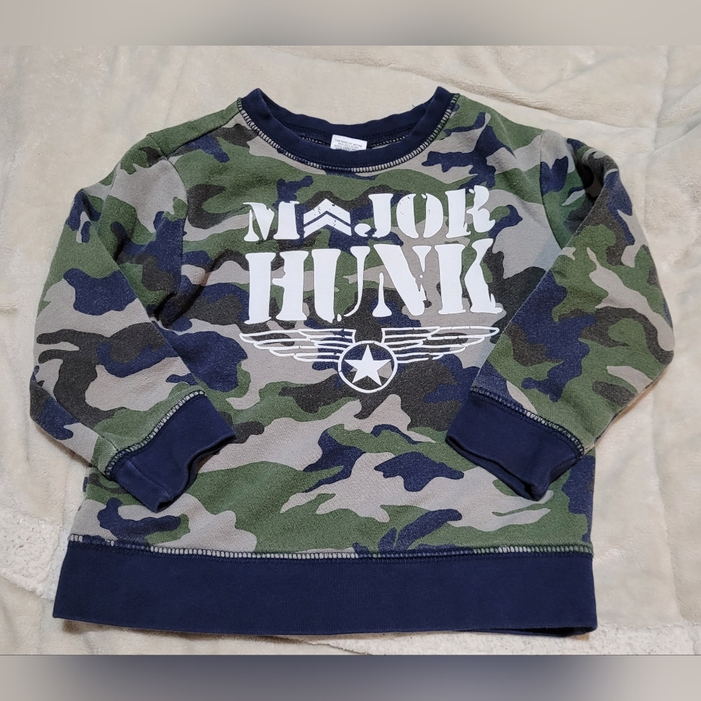 🎉5/$20 Joe Boxer Baby Boy 24 Months Camouflage Long Sleeve Sweatshirt